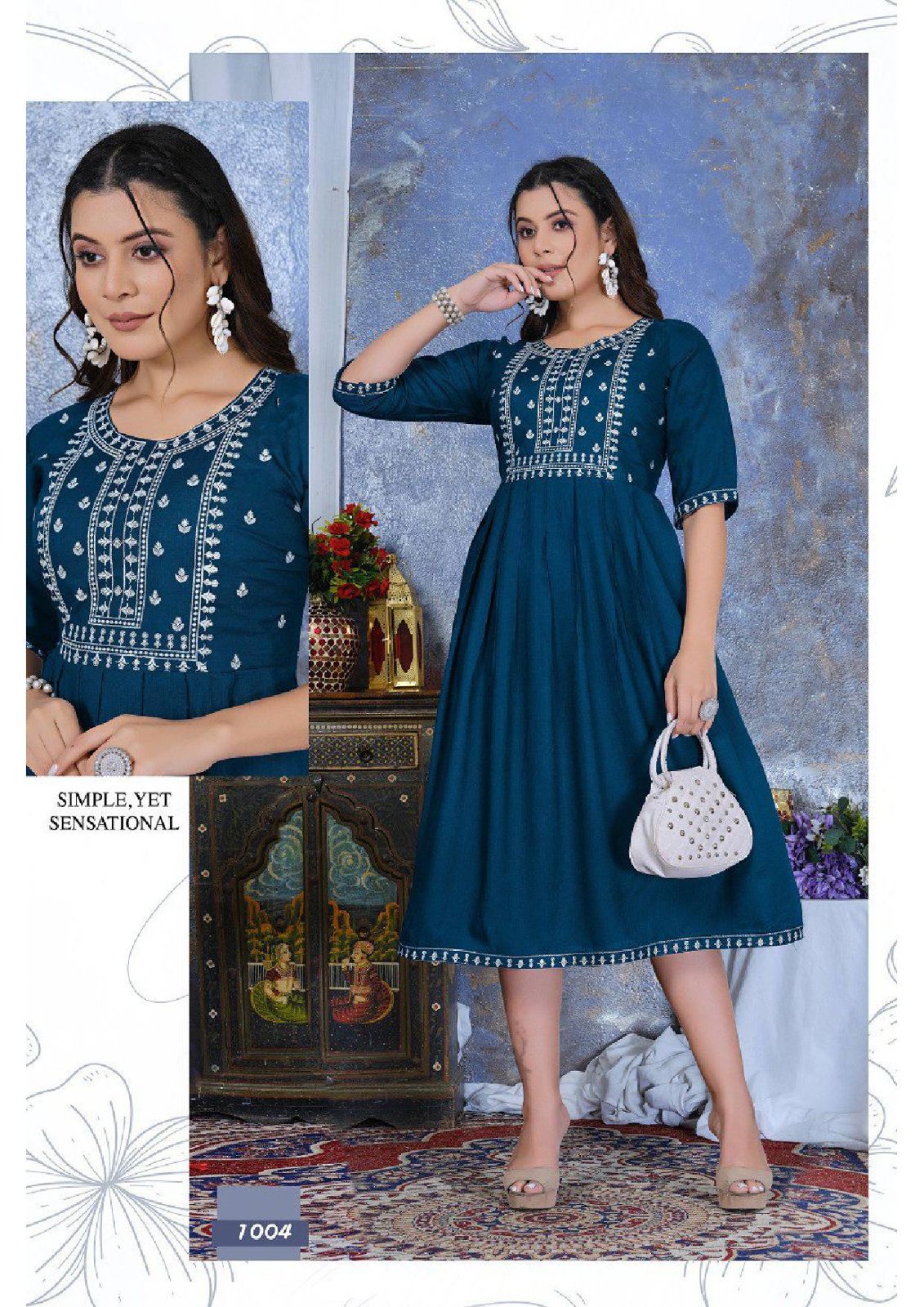 Trendy Tara Sitara Ethnic Wear Wholesale Anarakli Kurtis
